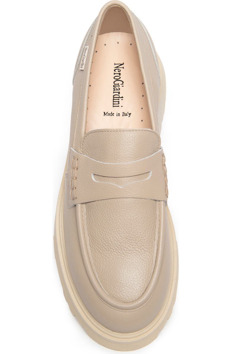 NeroGiardini Lug Sole Platform Loafer, Alternate, color,