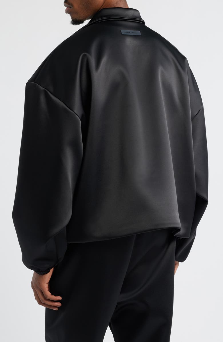Fear of God Essentials Bonded Satin Bomber Jacket | Nordstrom