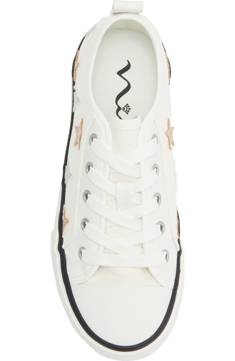 Nina Kids' Follie Star Sneaker, Alternate, color, White
