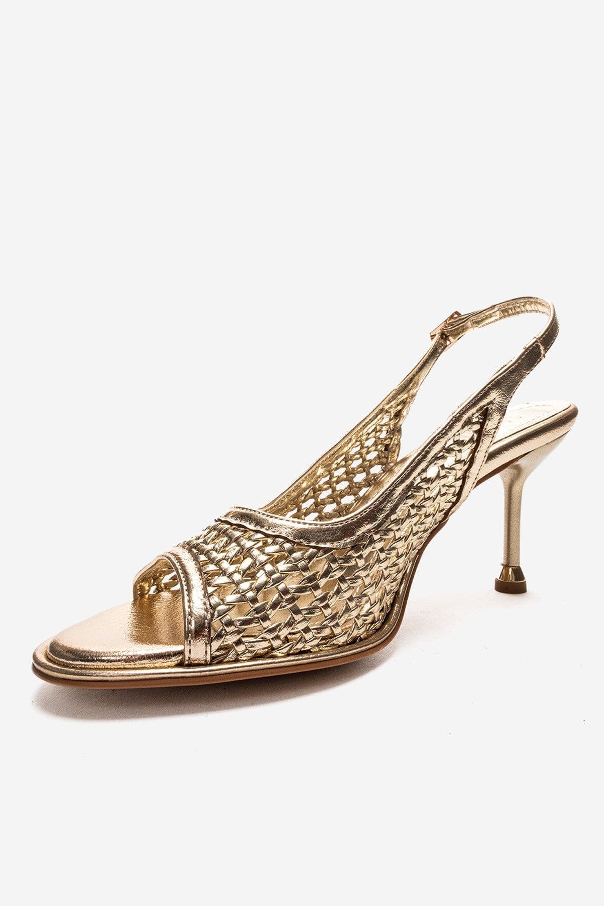 Bonito Stiletto Sandal, Alternate, color, Gold