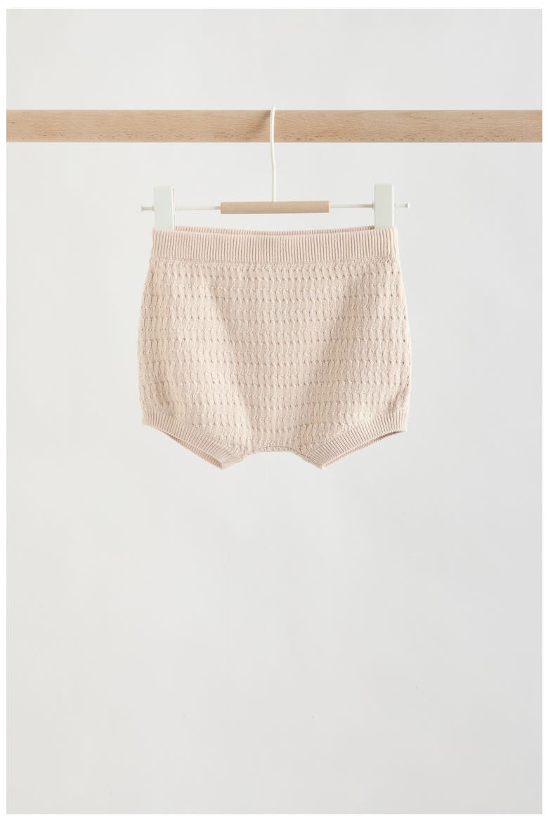 Bright Farm Knit Polo & Shorts Set, Alternate, color, NEUTRAL