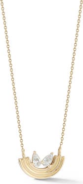 Dana Rebecca Designs Nana Bernice Pear Diamond Pendant Necklace