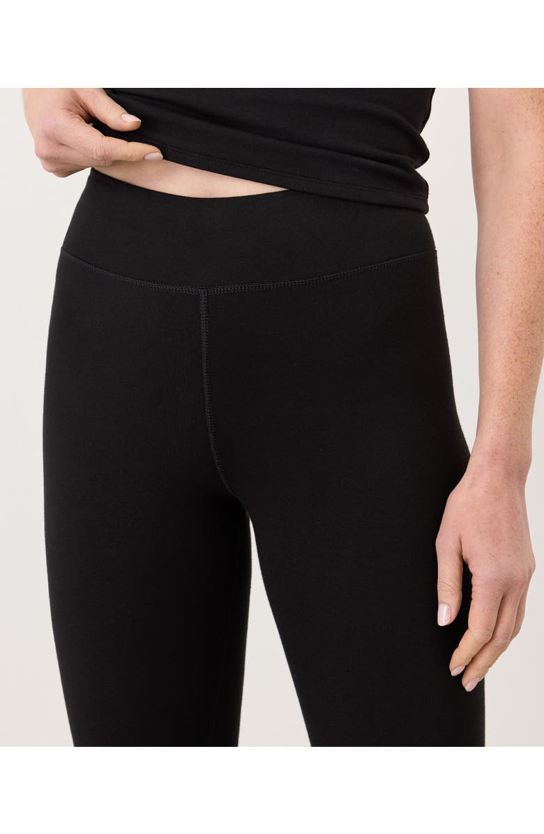 Pact On The Go-To Cropped Legging Made With Organic Cotton, Alternate, color, Black