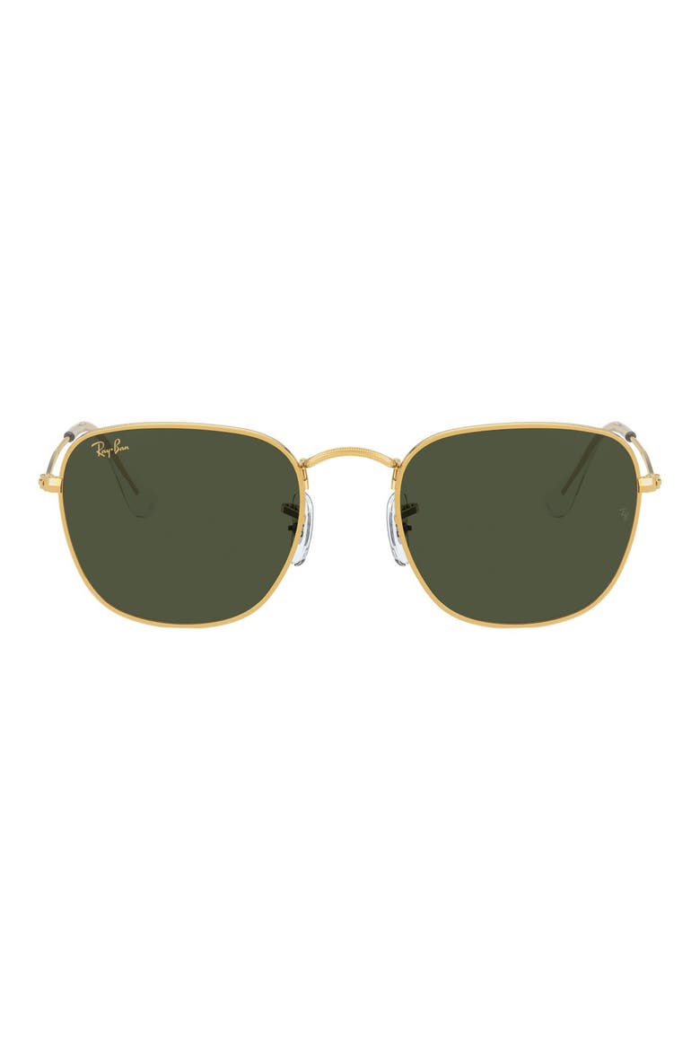 51mm Square Sunglasses, Main, color, GOLD