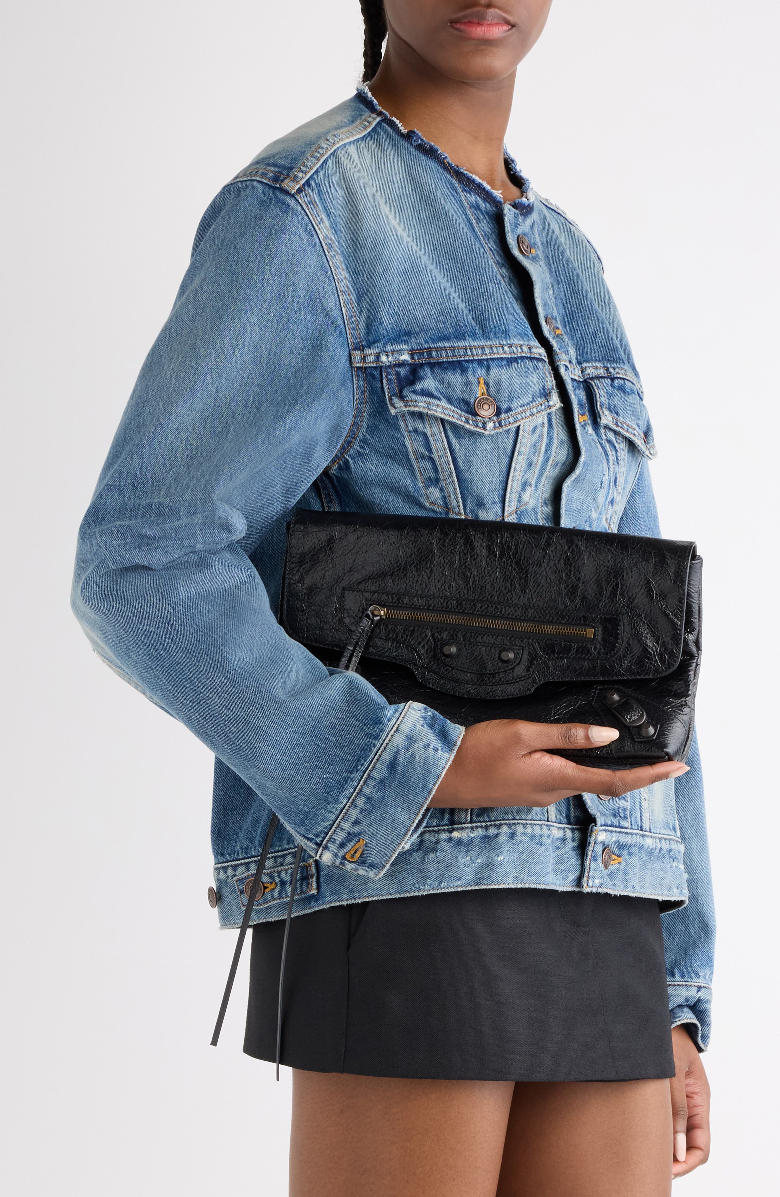 Le City Clutch, Alternate, color, 1000 BLACK