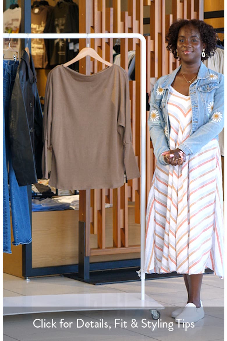 Slouchy Luxe Boatneck Top video