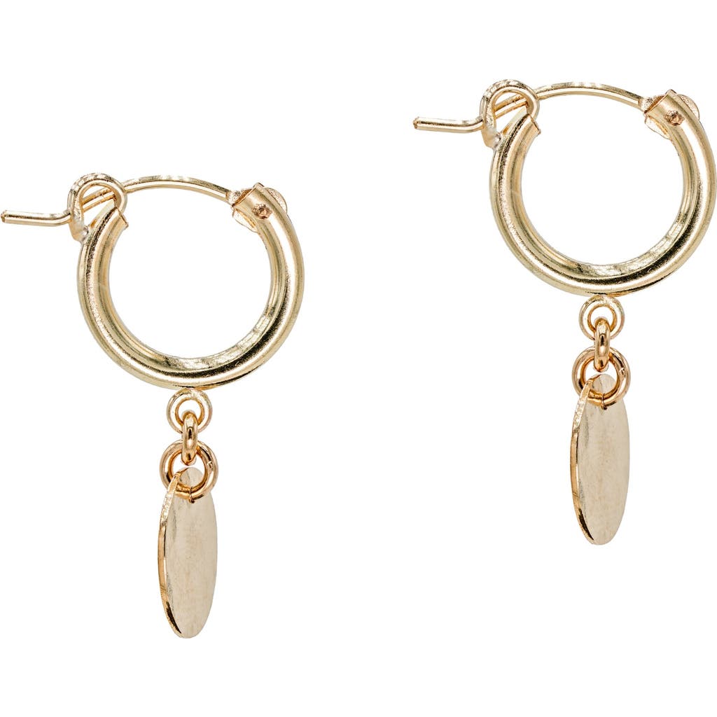 Albisia Oro Hoops In 14k Gold Filled/pearl