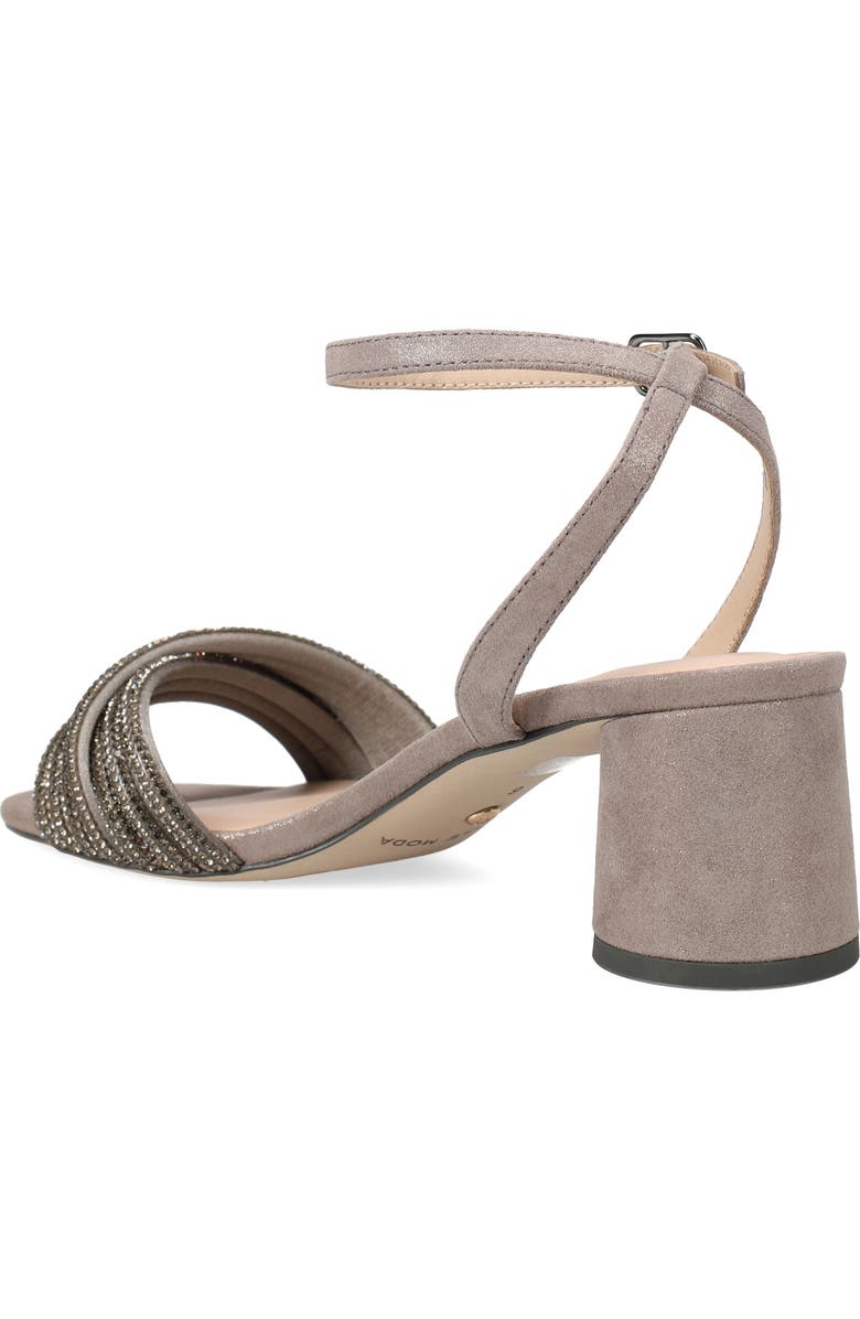 Pelle Moda Noli Ankle Strap Sandal, Alternate, color, Pewter