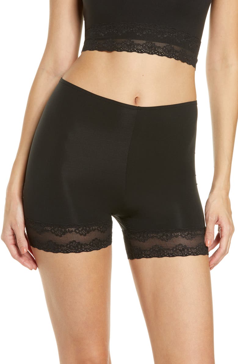 Natori Bliss Perfection Lace Trim Shorts, Main, color, 