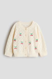 H&M Embroidery-detail Cardigan