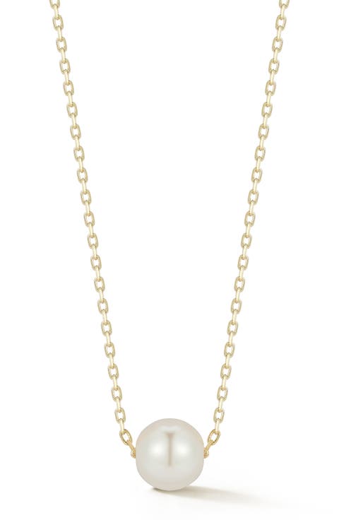 Cultured Pearl Pendant Necklace