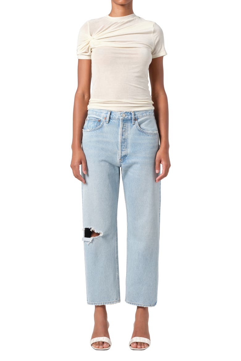 '90s Ripped Mid Rise Crop Relaxed Straight Leg Jeans, Alternate, color, SEGMENT