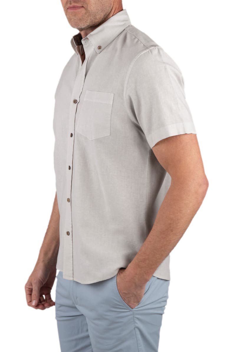 Tailor Vintage Puretec Linen Cotton Button-Up Shirt, Alternate, color,