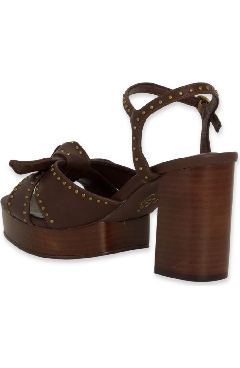 SHUSHOP Etta Studded Platform Sandal, Alternate, color, Brown