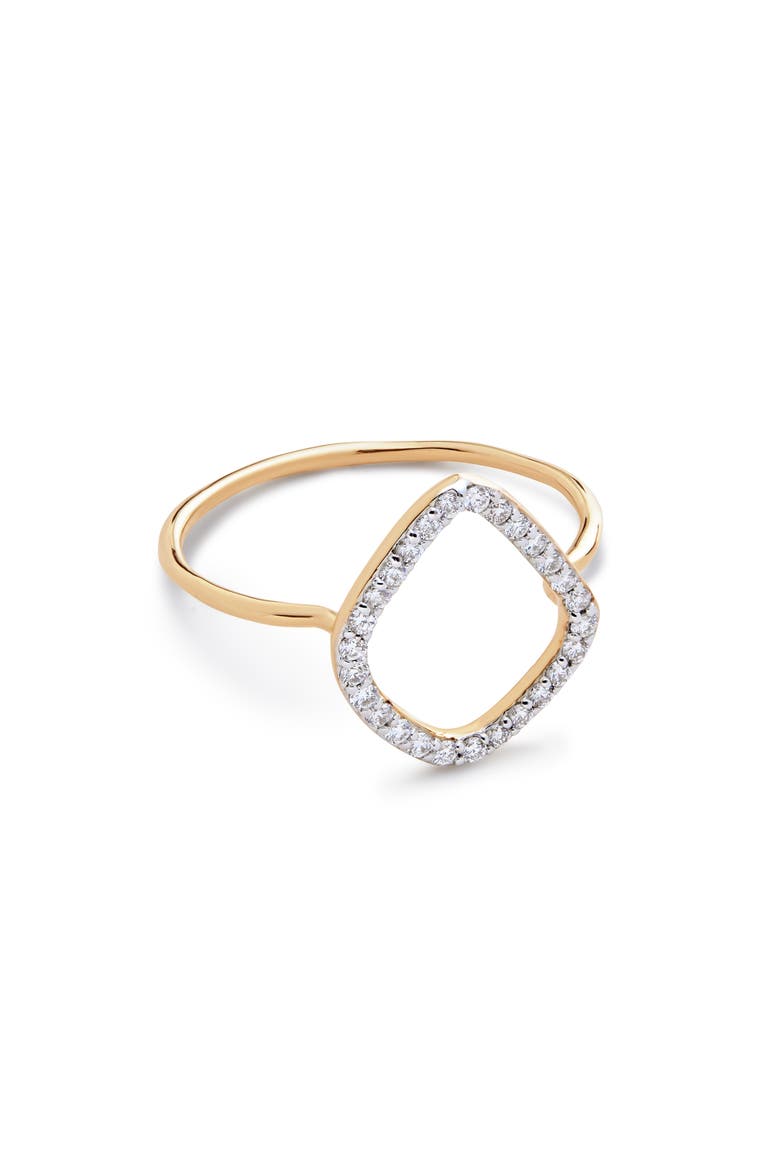 Riva Lab Created Diamond Kite Ring, Main, color, YELLOW GOLD