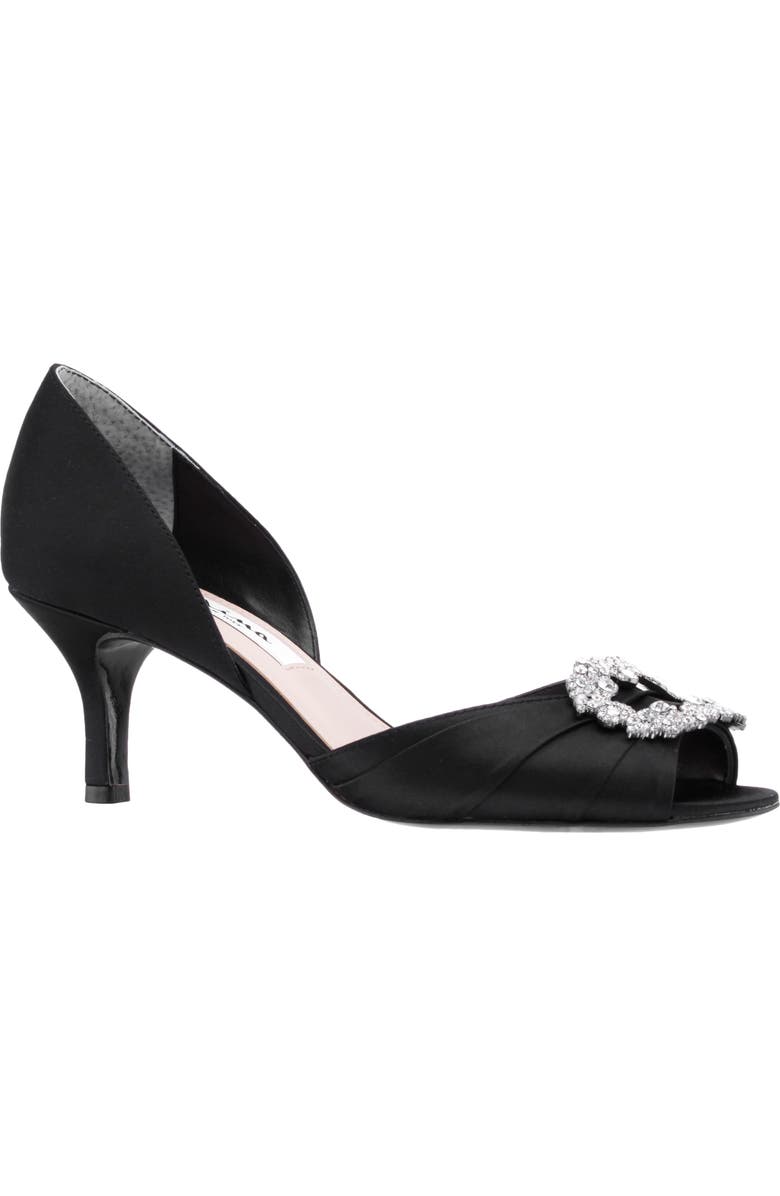 Nina Corrine Crystal Peep Toe Pump, Main, color,