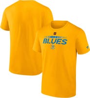 FANATICS Men's Fanatics Branded Yellow St. Louis Blues Special Edition 2.0 Authentic Pro T-Shirt