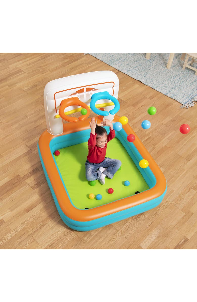 Bestway Kick N Swish  3 In 1 Inflatable Sports Activity Center, Alternate, color, Multicolored