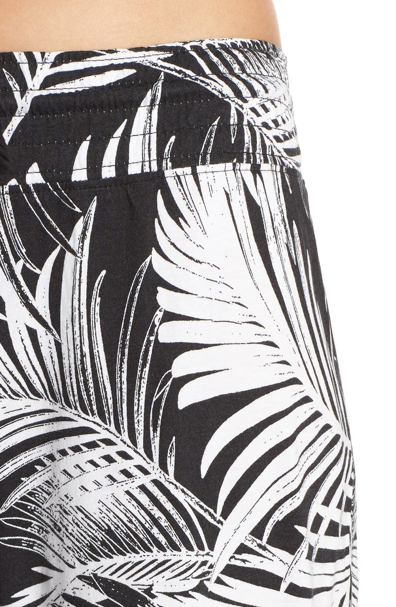 PJ Salvage Palm Print Pajama Pants, Alternate, color, 