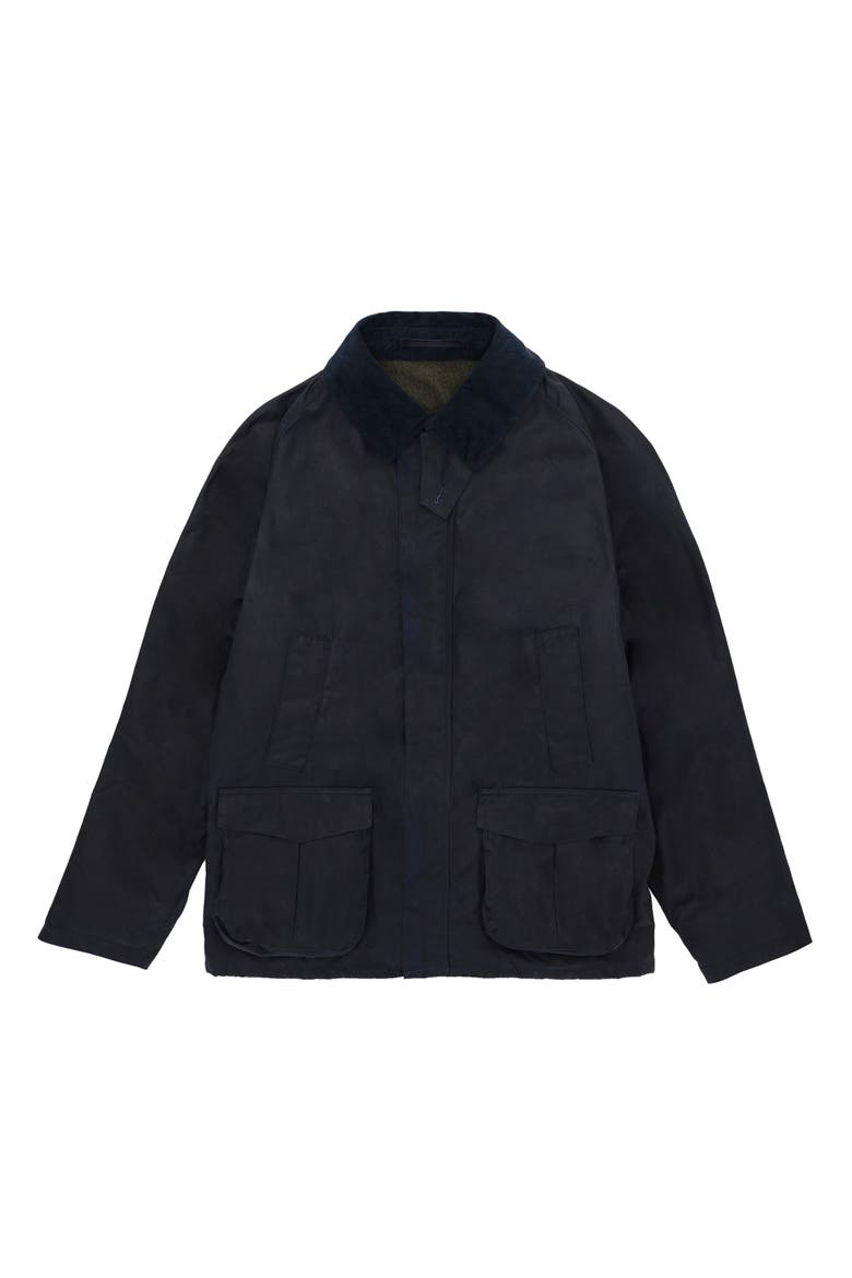 Bristol Waxed Cotton Jacket, Main, color, Navy Blue