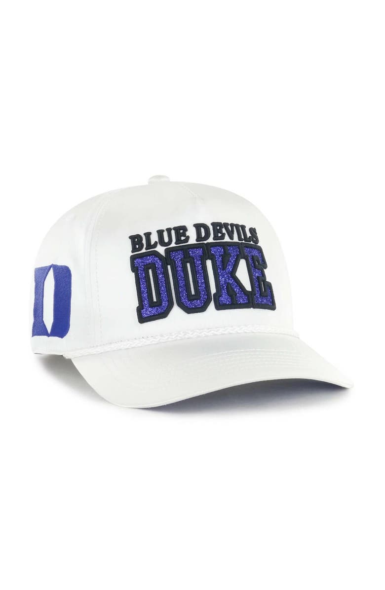 '47 Women's '47 White Duke Blue Devils Outspoken Hitch Adjustable Hat, Main, color, White