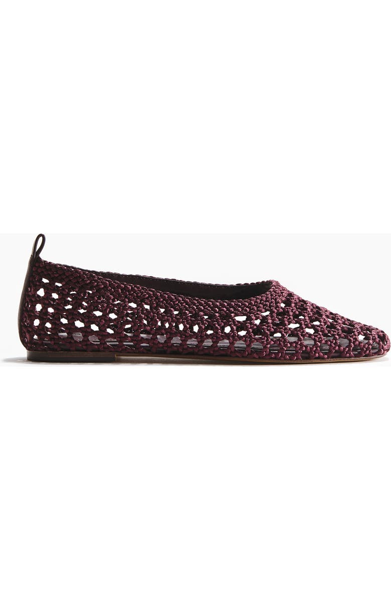 H&M Braided Ballet Pumps, Alternate, color, Dark Brown