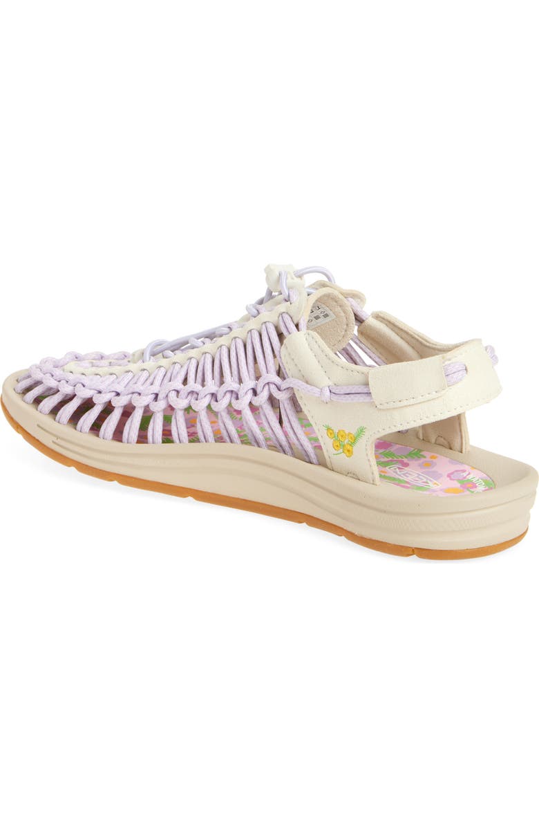 KEEN 'Uneek' Sandal, Alternate, color, Purple/ Mimosa 3