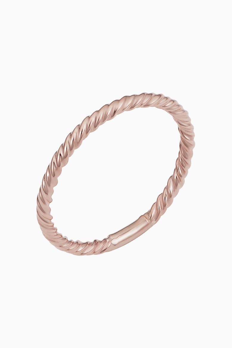 14K Rose Gold Stackable Dawn Ring, Main, color, Rose Gold