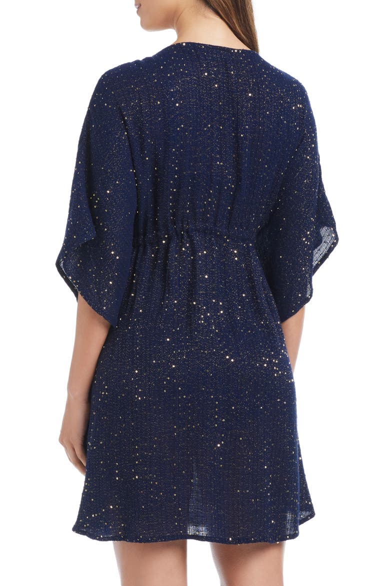 Sequin Embellished Cover-Up, Alternate, color, MIDNIGHT