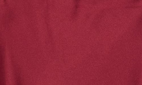 Renee C Satin A-line Skirt In Burgundy