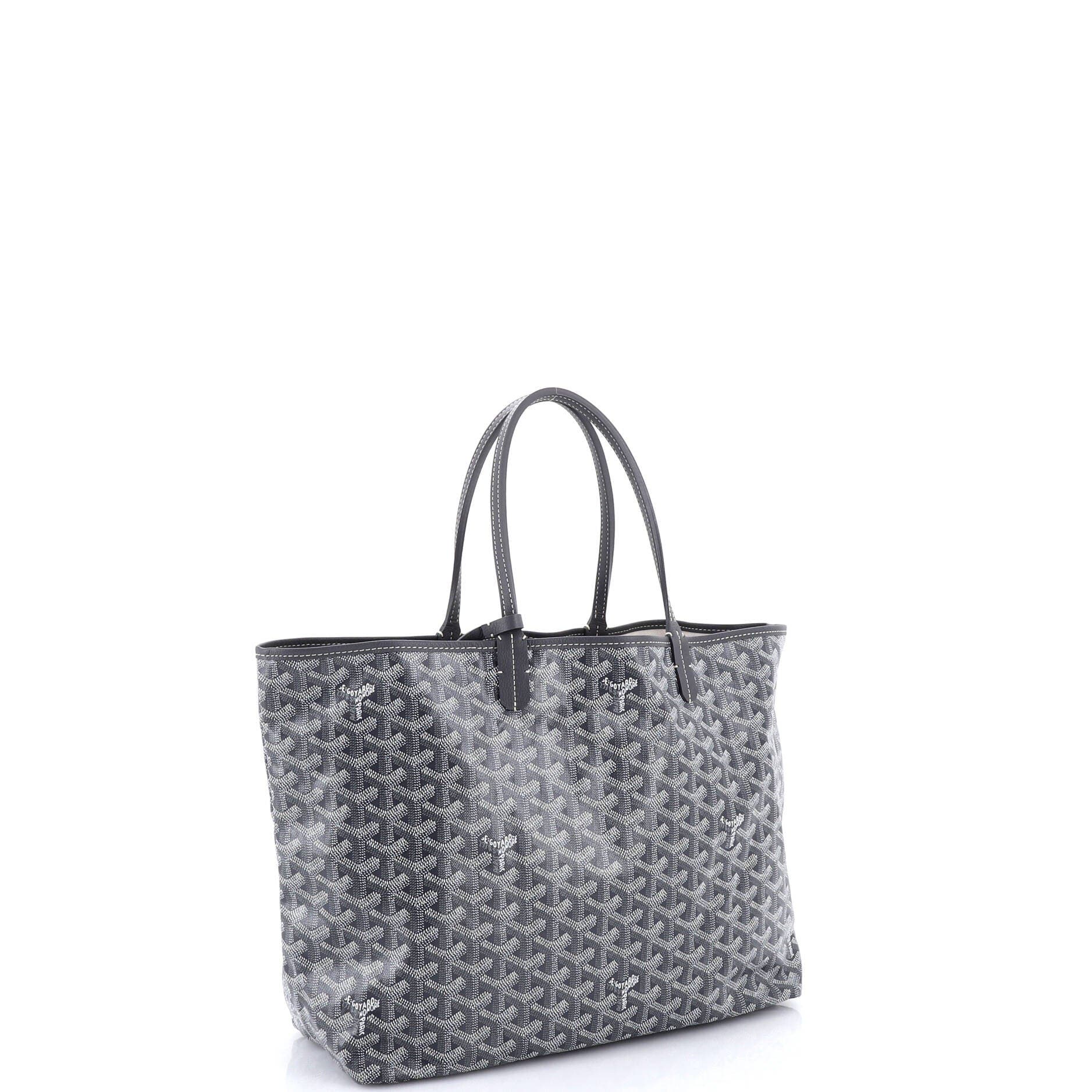 Pre-Owned Goyard Saint Louis Tote Coated Canvas PM, Alternate, color, Gray