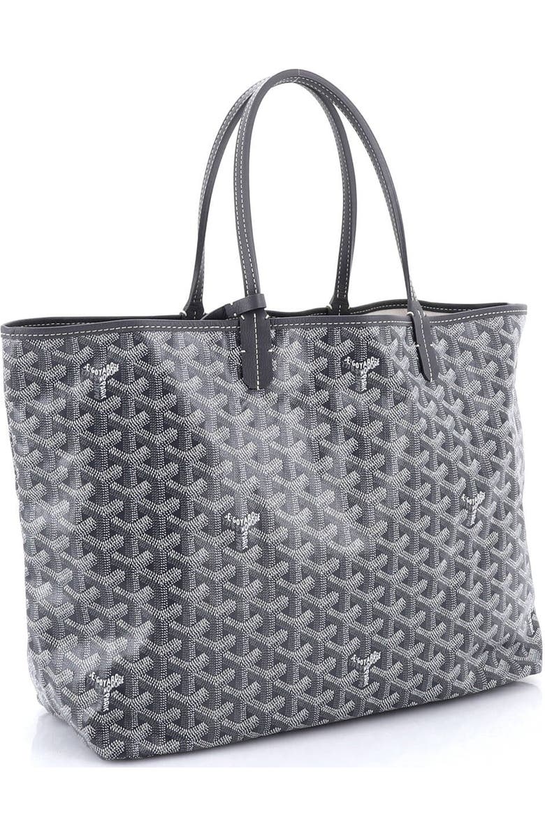 Pre-Owned Goyard Saint Louis Tote Coated Canvas PM, Alternate, color, Gray