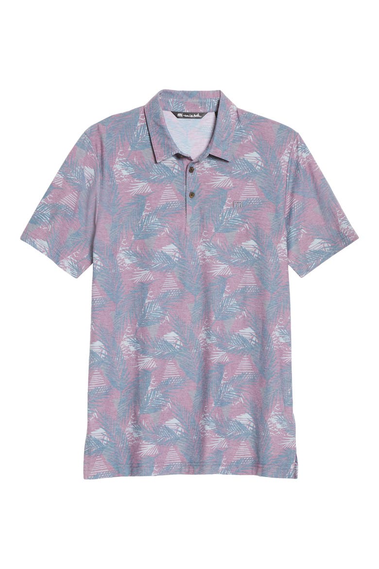 Saucey Regular Fit Tropical Short Sleeve Button-Up Shirt, Alternate, color, HEATHER MAUVE WINE