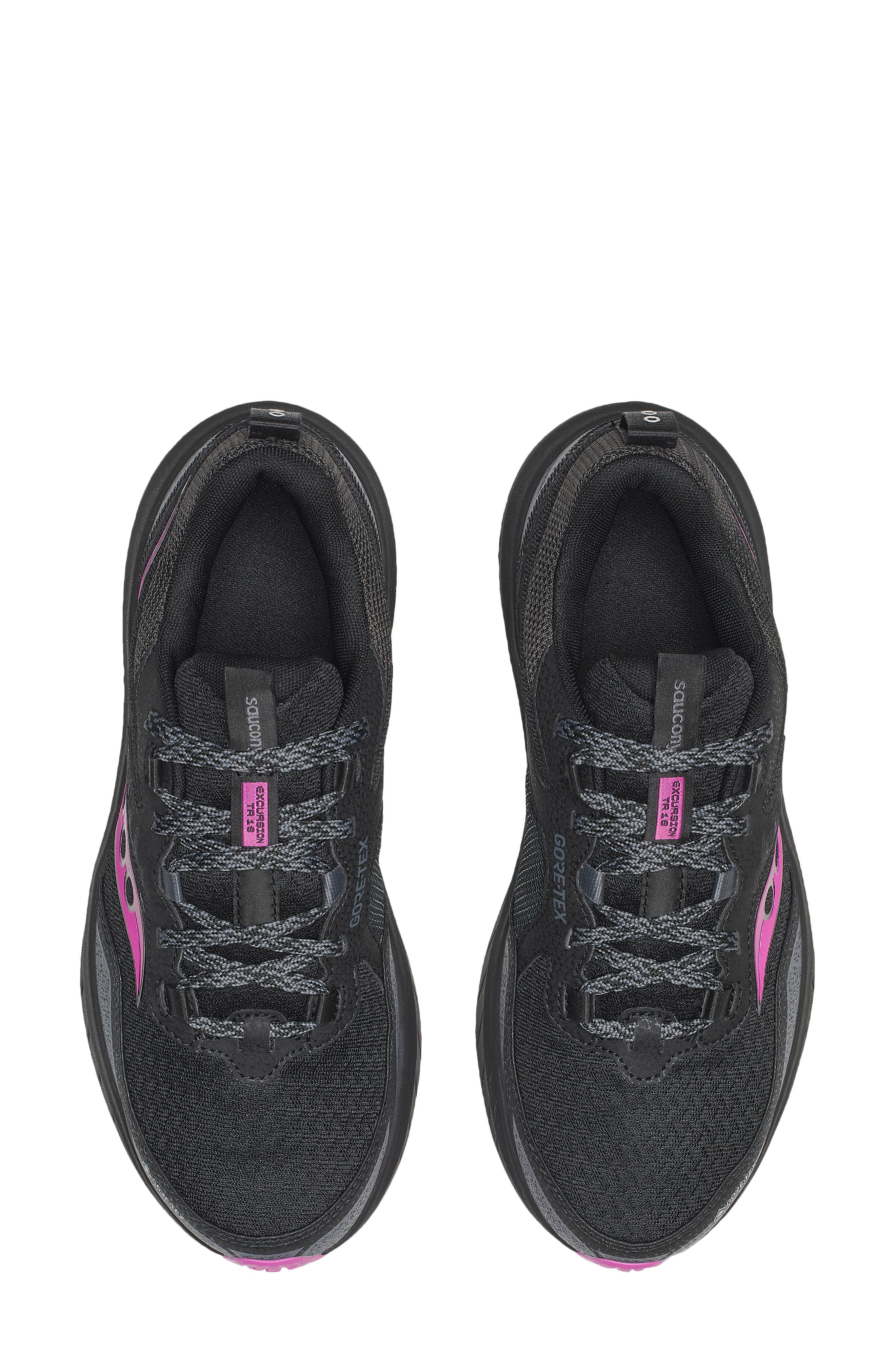 Excursion TR18 Gore-Tex Waterproof Trail Running Shoe, Alternate, color, BLACK/ MULBERRY