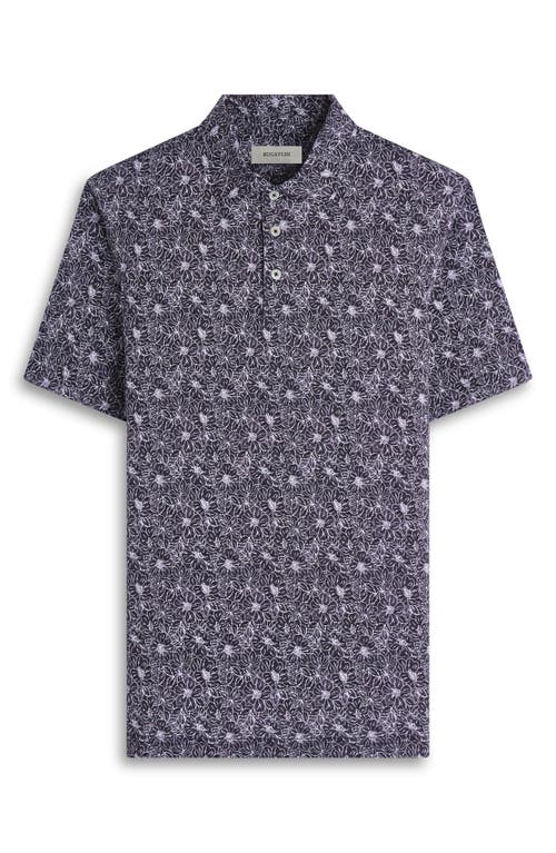 Bugatchi Victor Ooohcotton® Floral Polo In Black