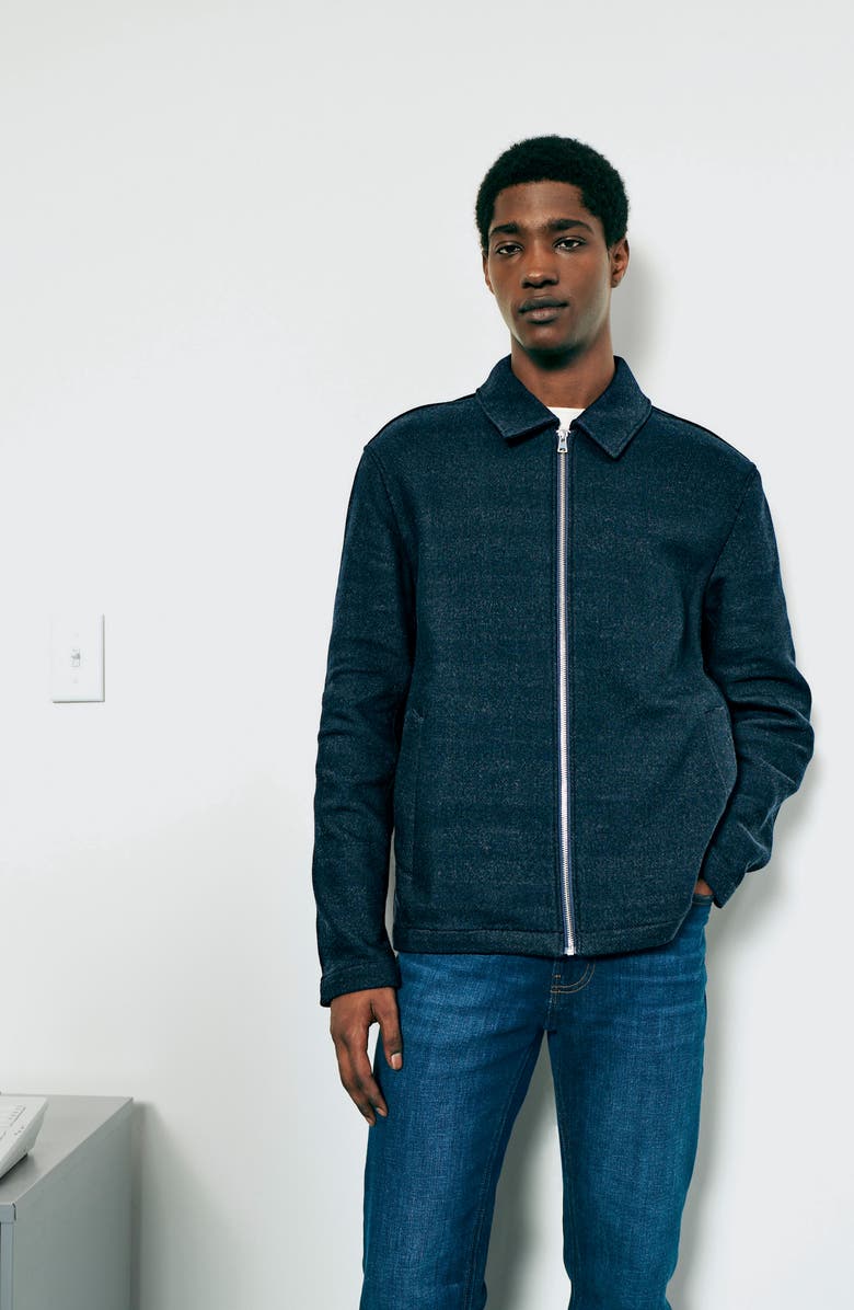 Vince Zip-Up Jacket, Alternate, color, Coastal