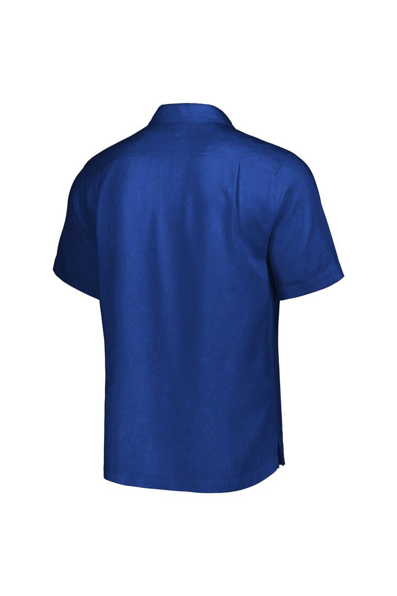 Men's Tommy Bahama Royal Seattle Mariners Sport Tropic Isles Camp Button-Up Shirt, Alternate, color, Navy