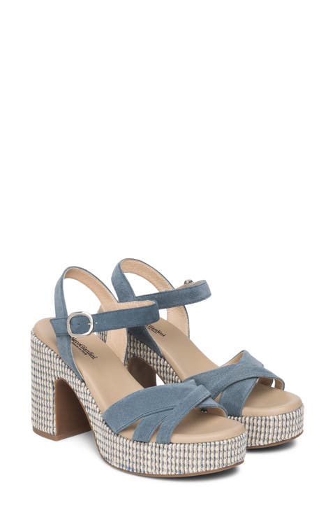 Ankle Strap Platform Sandal (Women)