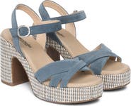 NeroGiardini Ankle Strap Platform Sandal