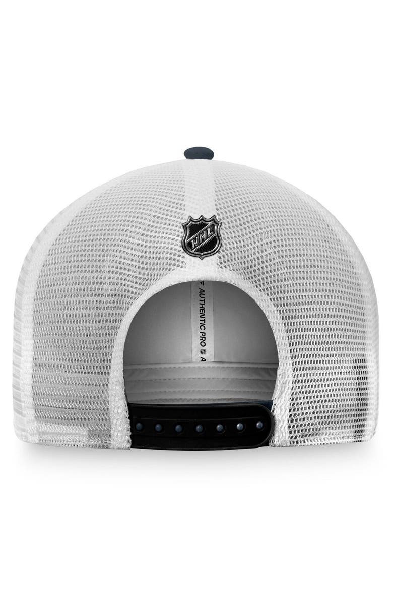 FANATICS Men's Fanatics Branded Charcoal/White Vegas Golden Knights Authentic Pro Rink Trucker Snapback Hat, Alternate, color, Charcoal