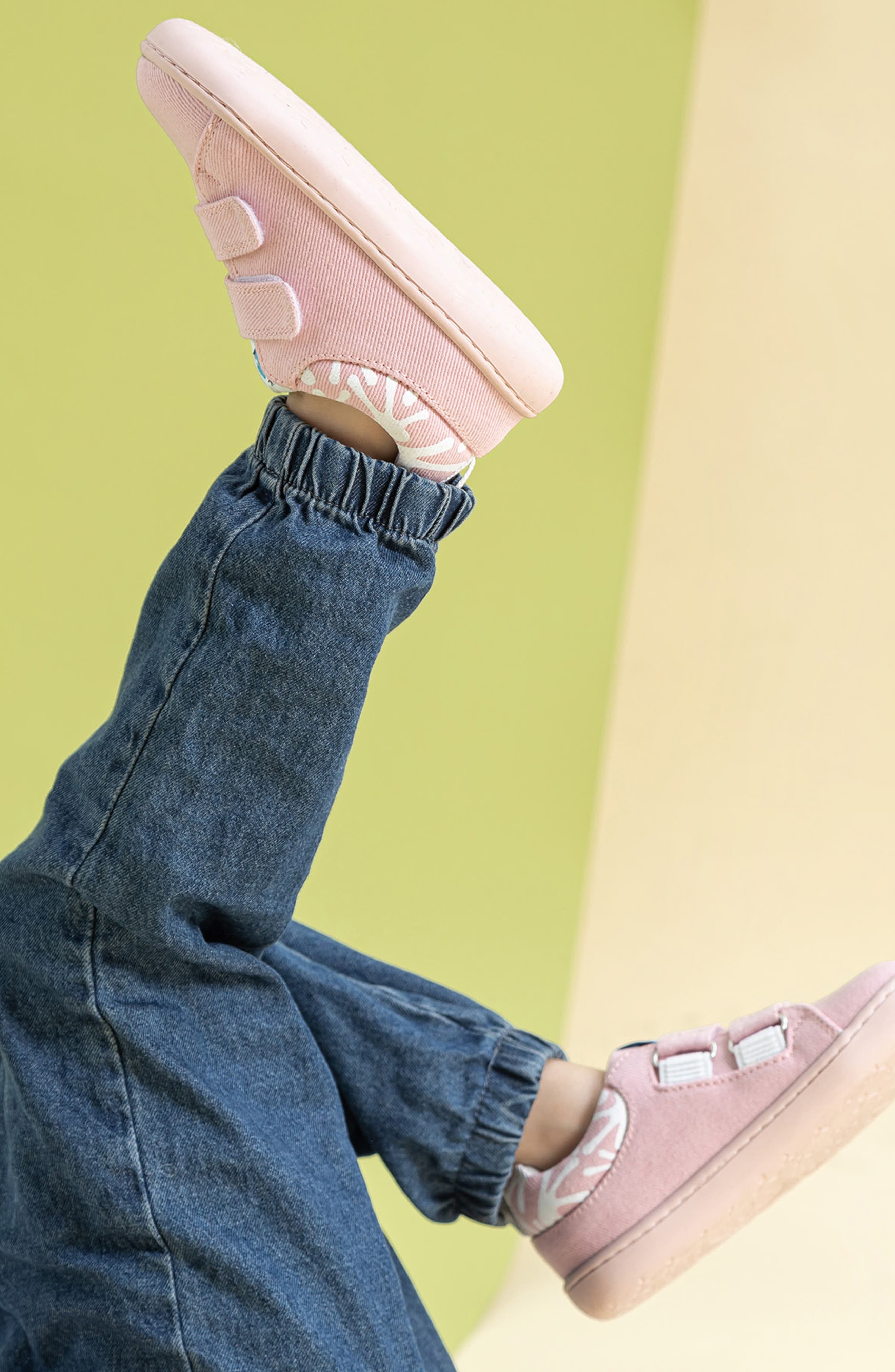 Kids' Smart Walker Barefoot Sneaker, Alternate, color, ECO PINK