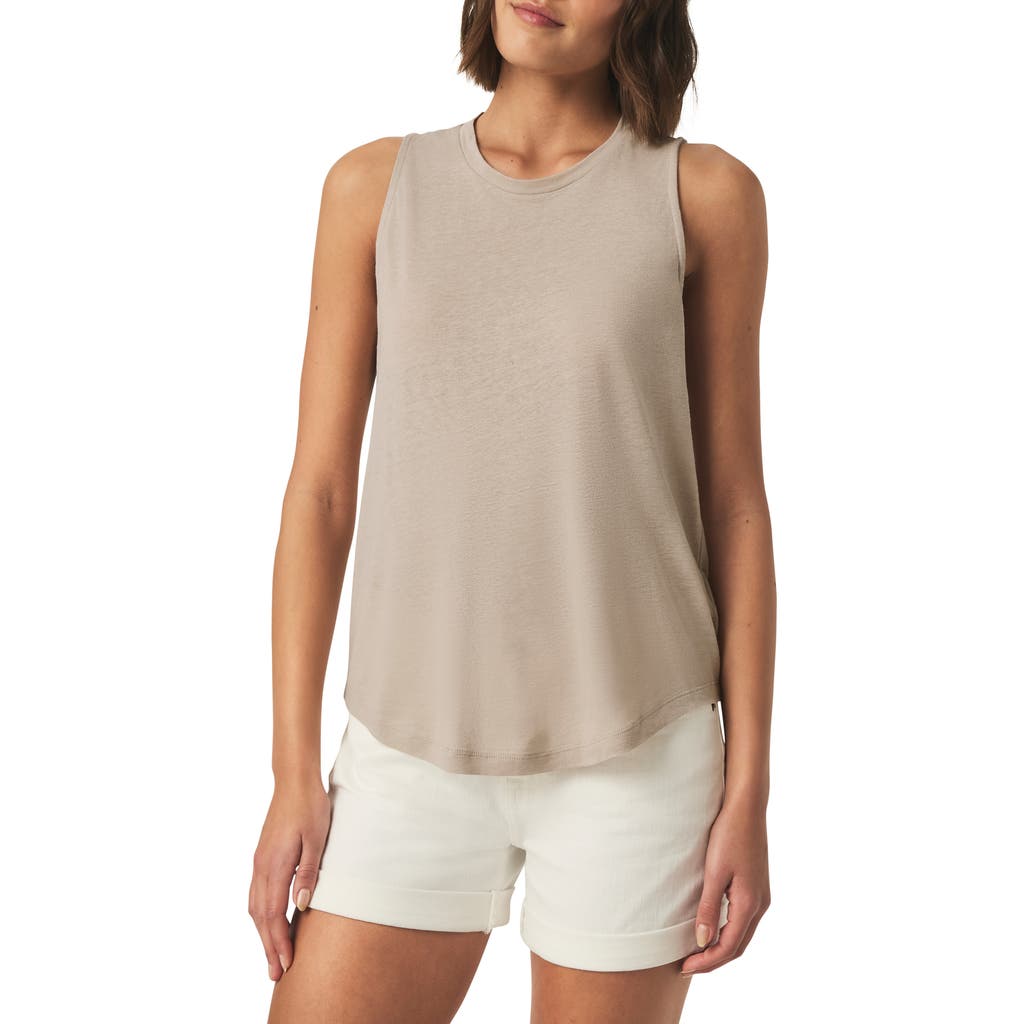 SPLENDID SPLENDID CADY CREWNECK LINEN BLEND TANK