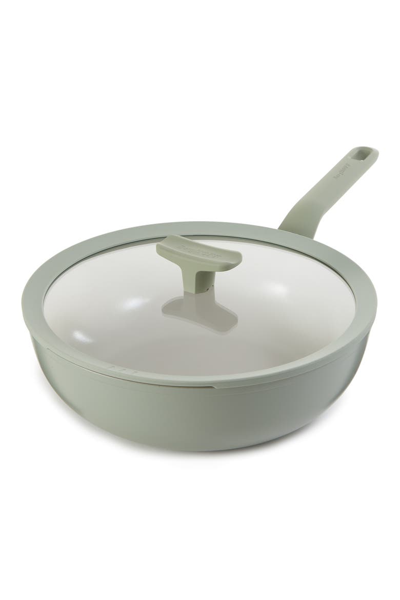 Leo Balance 4.4-Quart Wok Pan, Main, color, SAGE