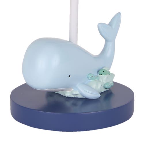 Lambs & Ivy Oceania Ocean/sea/nautical Nursery Lamp With Shade & Bulb In Blue