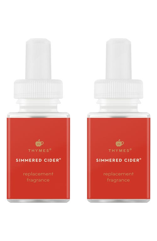 Pura X Thymes Frasier Fir 2-pack Diffuser Fragrance Refills In Simmered Cider