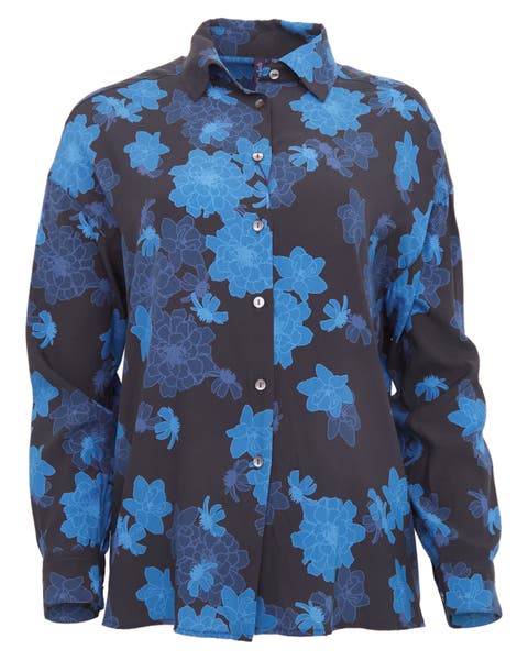 Sophie Silk Oversized Blouse