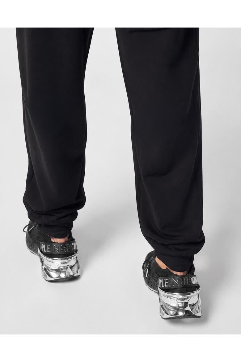 Destroyed Jogging Pants Raw Edge Men, Alternate, color, black