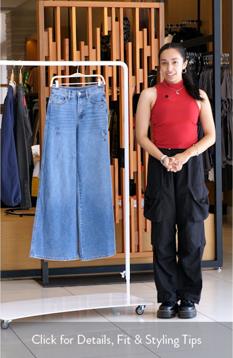 Total Softie Heart Wide Leg Jeans, sales video thumbnail