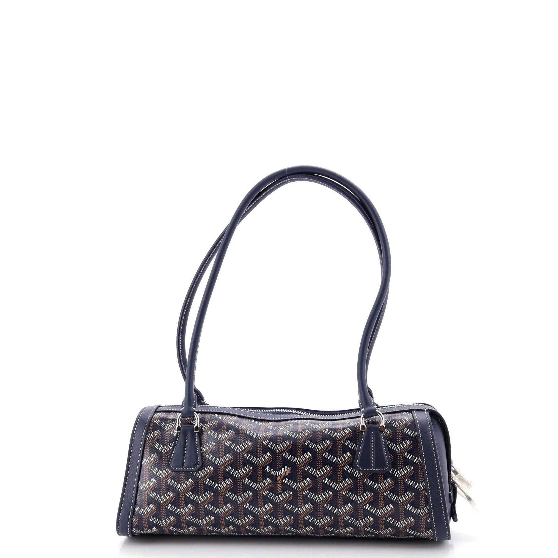 Bonbonniere Bag Coated Canvas, Alternate, color, Blue