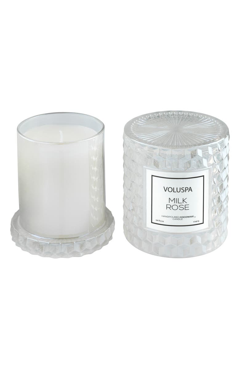 Voluspa Roses Icon Cloche Cover Candle, Alternate, color, 